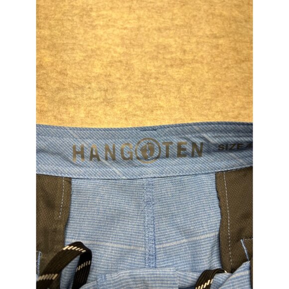 Hang Ten Blue Casual Men's Shorts Size 40" Waist 10.5" Inseam Summer Lightweight - Picture 4 of 11